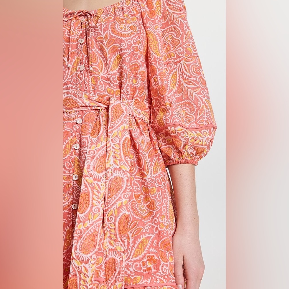 Cleobella Grace Mini Dress Blossom Block Print NWT - Picture 5 of 5
